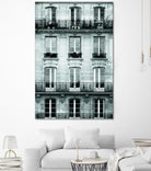 Across the Street II by Laura Marshall on GIANT ART - black architectural