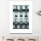 Across the Street II by Laura Marshall on GIANT ART - black architectural