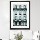 Across the Street II by Laura Marshall on GIANT ART - black architectural