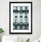 Across the Street II by Laura Marshall on GIANT ART - black architectural