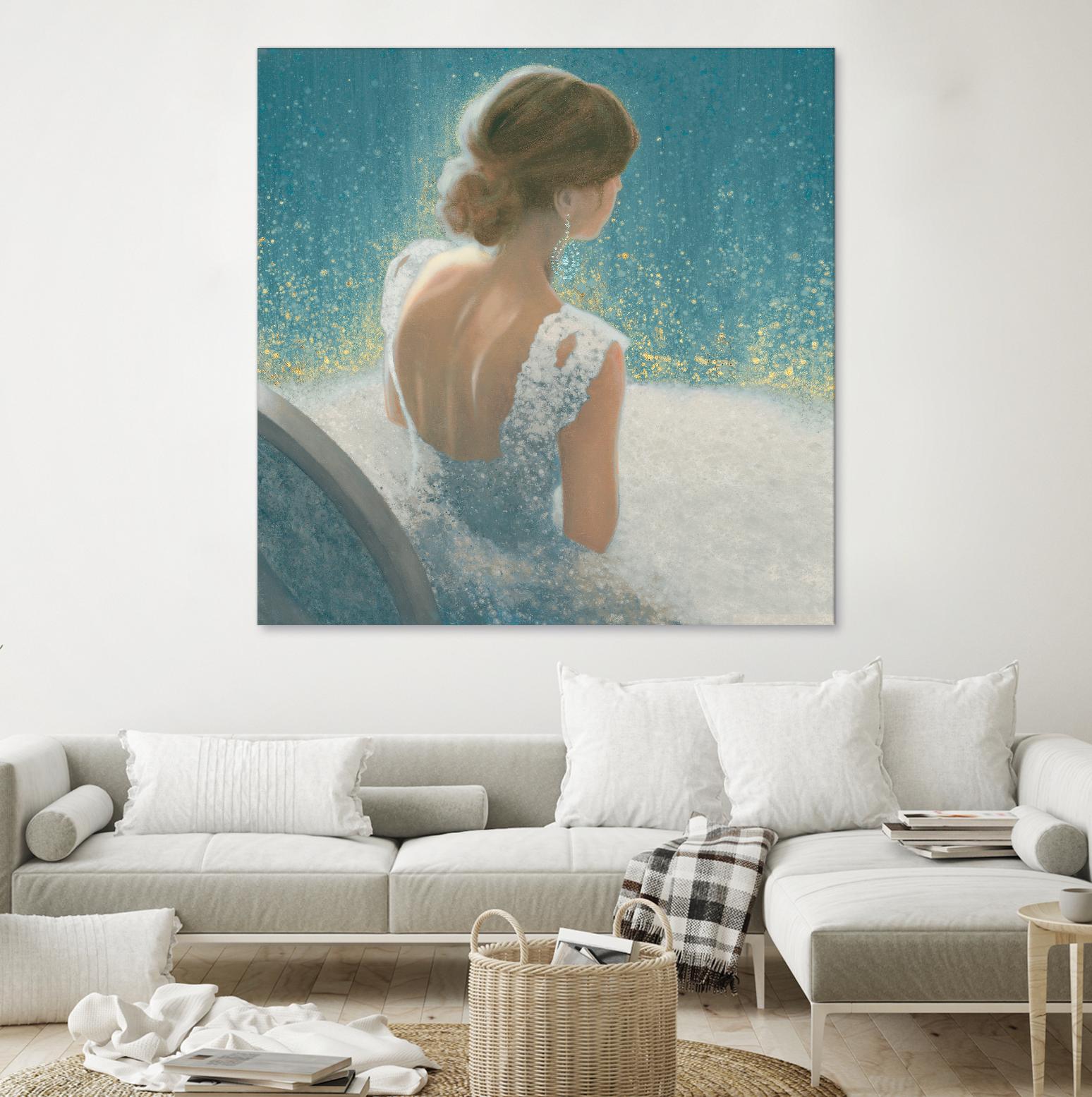 Before the Opera Blue by James Wiens on GIANT ART - white everyday life