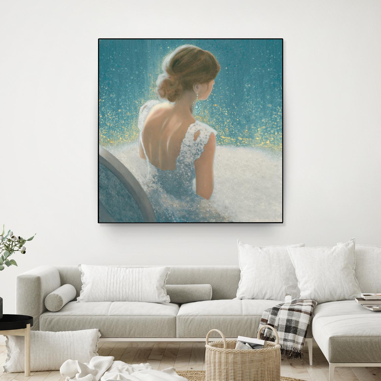 Before the Opera Blue by James Wiens on GIANT ART - white everyday life