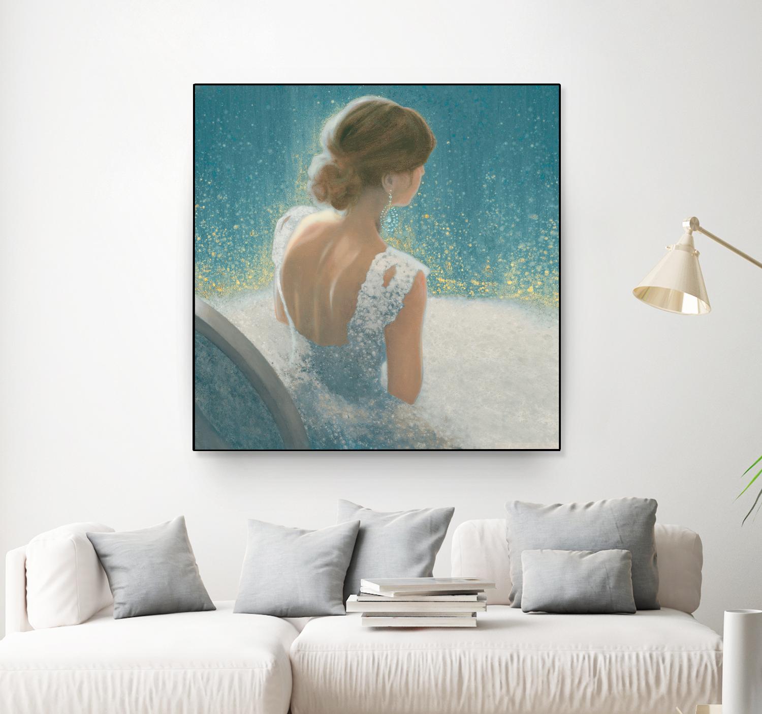 Before the Opera Blue by James Wiens on GIANT ART - white everyday life