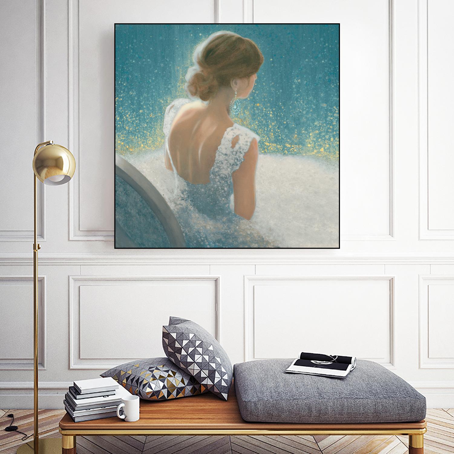 Before the Opera Blue by James Wiens on GIANT ART - white everyday life