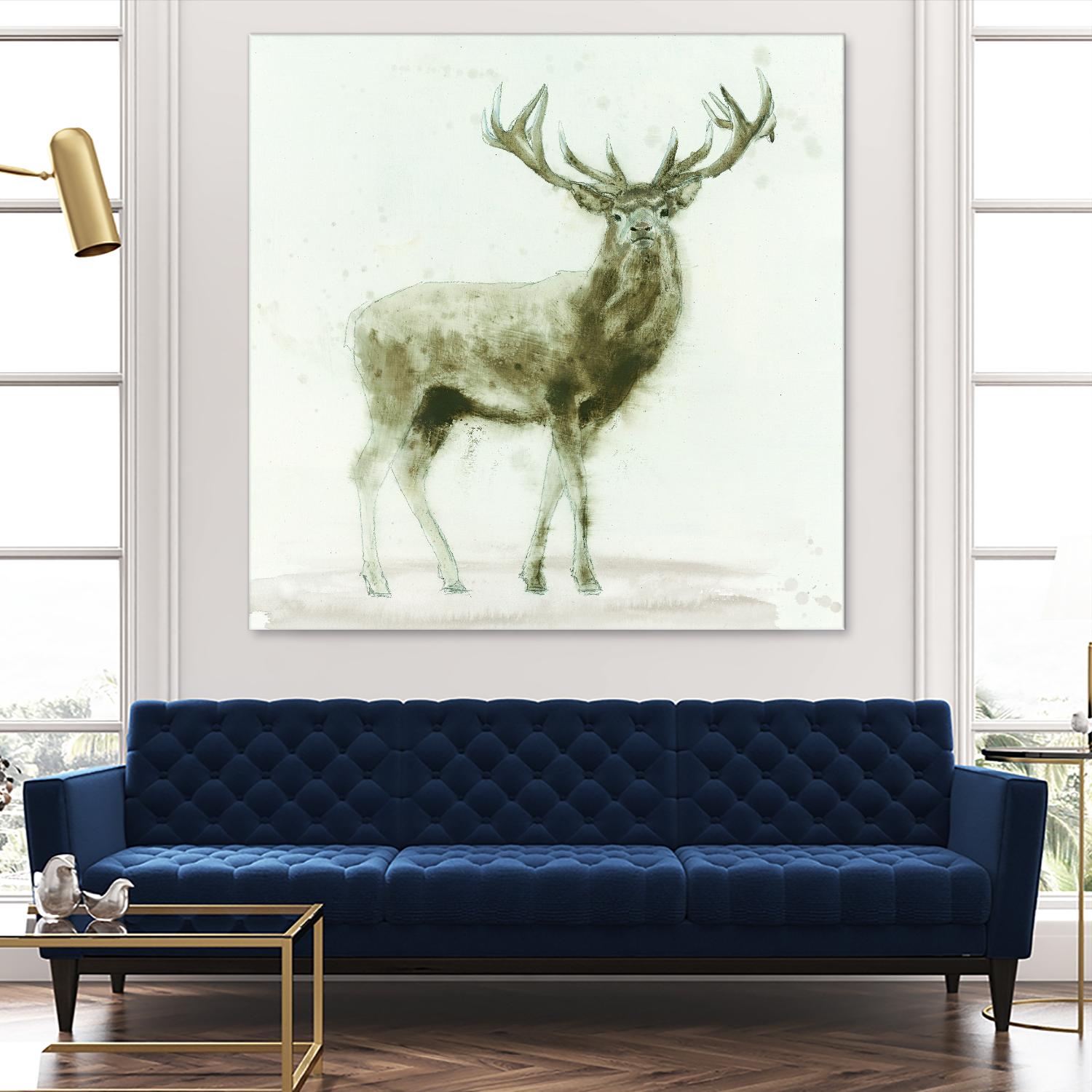 Stag 2 by James Wiens on GIANT ART - brown animals