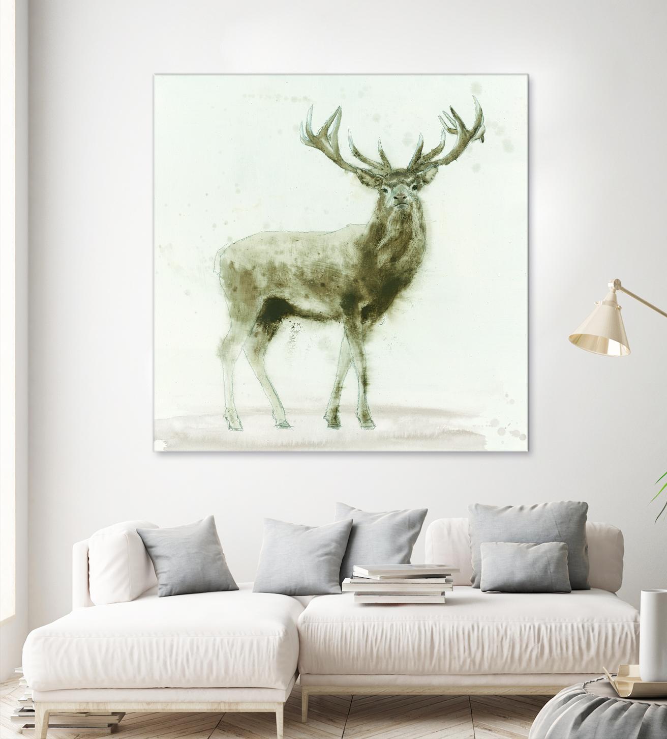 Stag 2 by James Wiens on GIANT ART - brown animals