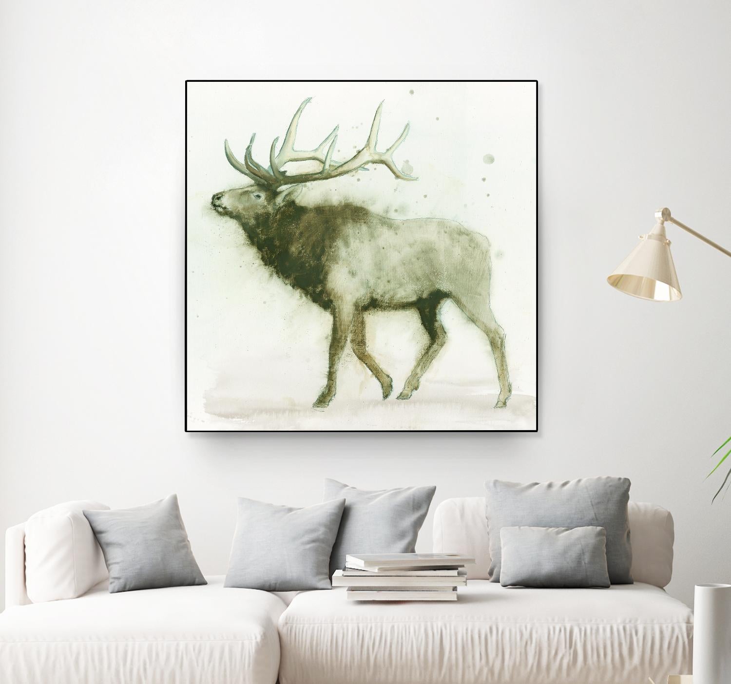 Elk 2 by James Wiens on GIANT ART - brown animals