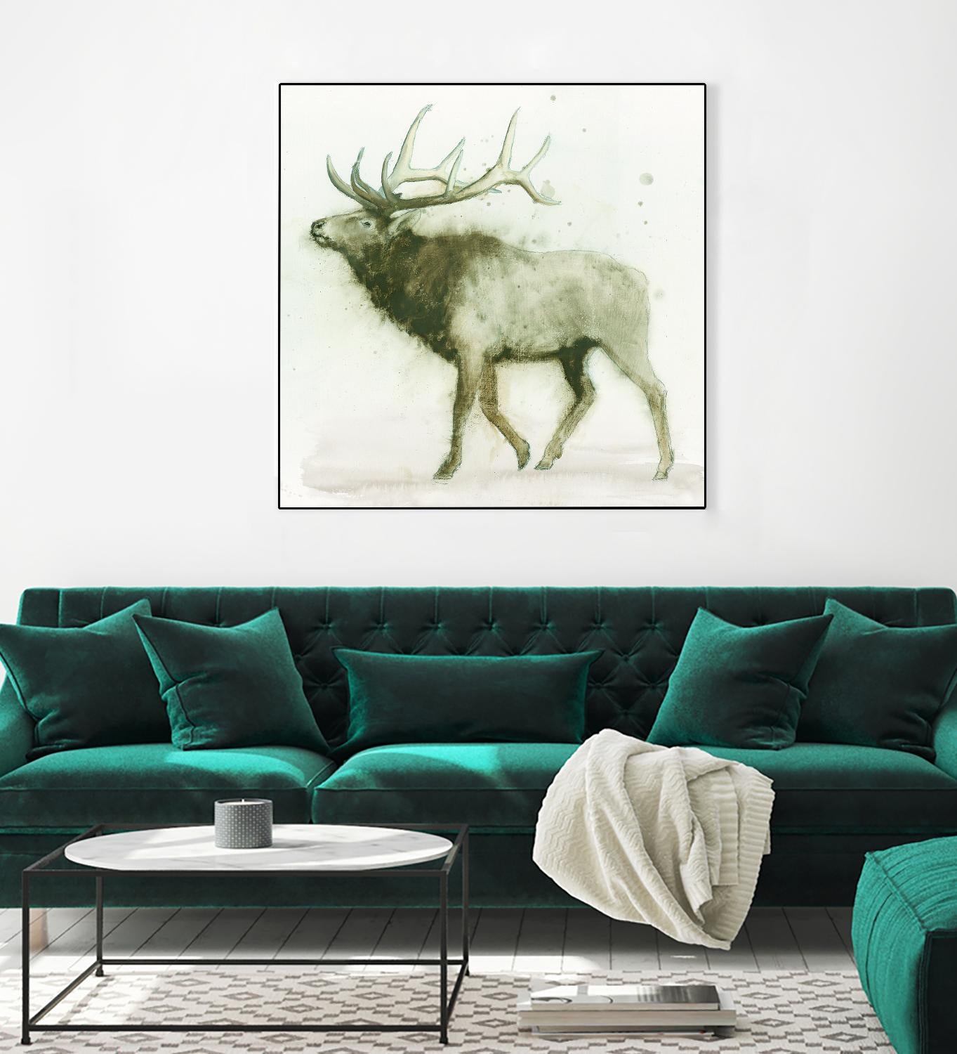 Elk 2 by James Wiens on GIANT ART - brown animals
