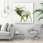 Elk 2 by James Wiens on GIANT ART - beige animals deer