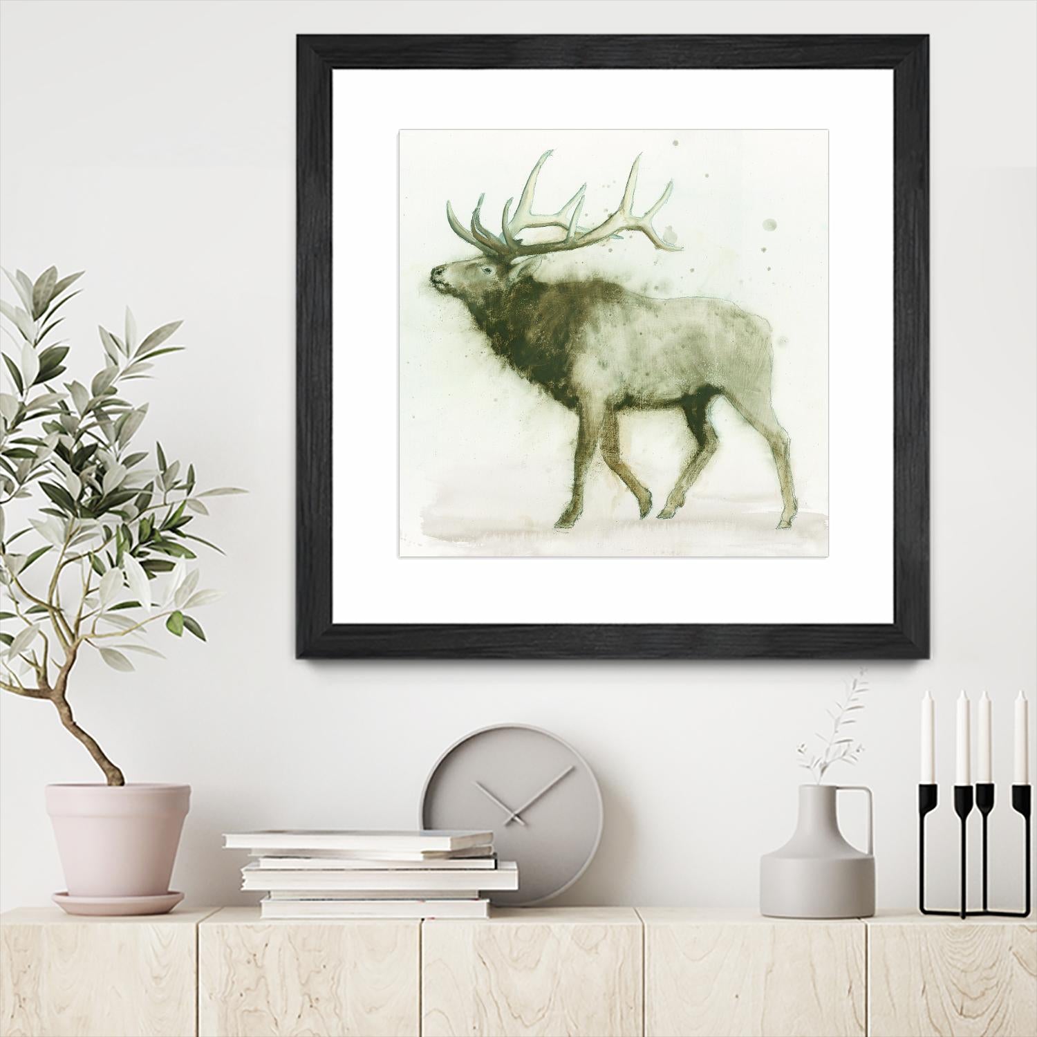 Elk 2 by James Wiens on GIANT ART - brown animals