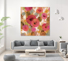 Glorious Pink Floral II by Silvia Vassileva on GIANT ART - yellow floral