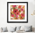 Glorious Pink Floral II by Silvia Vassileva on GIANT ART - yellow floral