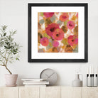 Glorious Pink Floral II by Silvia Vassileva on GIANT ART - yellow floral