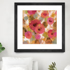 Glorious Pink Floral II by Silvia Vassileva on GIANT ART - yellow floral