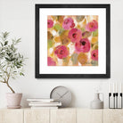 Glorious Pink Floral III by Silvia Vassileva on GIANT ART - yellow floral