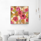 Glorious Pink Floral III by Silvia Vassileva on GIANT ART - yellow floral
