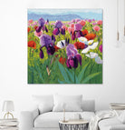 Early June by Shirley Novak on GIANT ART - green floral