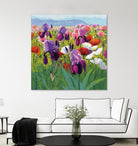 Early June by Shirley Novak on GIANT ART - green floral