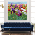 Early June by Shirley Novak on GIANT ART - green floral