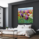 Early June by Shirley Novak on GIANT ART - green floral