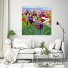 Early June by Shirley Novak on GIANT ART - green floral