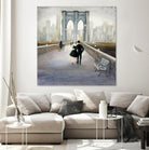 Bridge to New York 2 by Julia Purinton on GIANT ART - grey everyday life