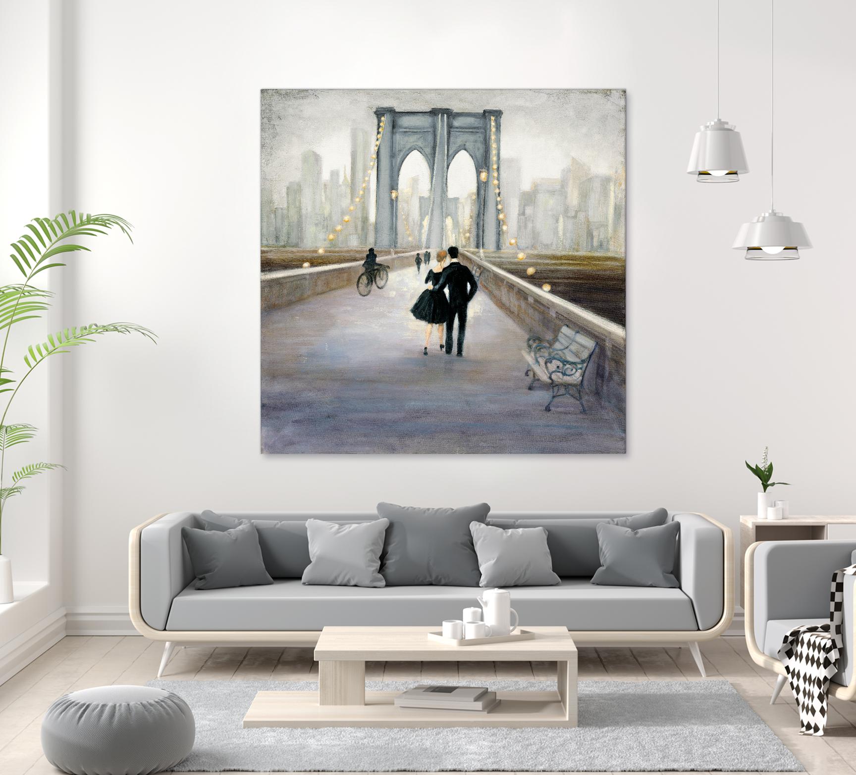 Bridge to New York 2 by Julia Purinton on GIANT ART - grey everyday life