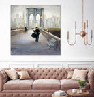 Bridge to New York 2 by Julia Purinton on GIANT ART - grey everyday life