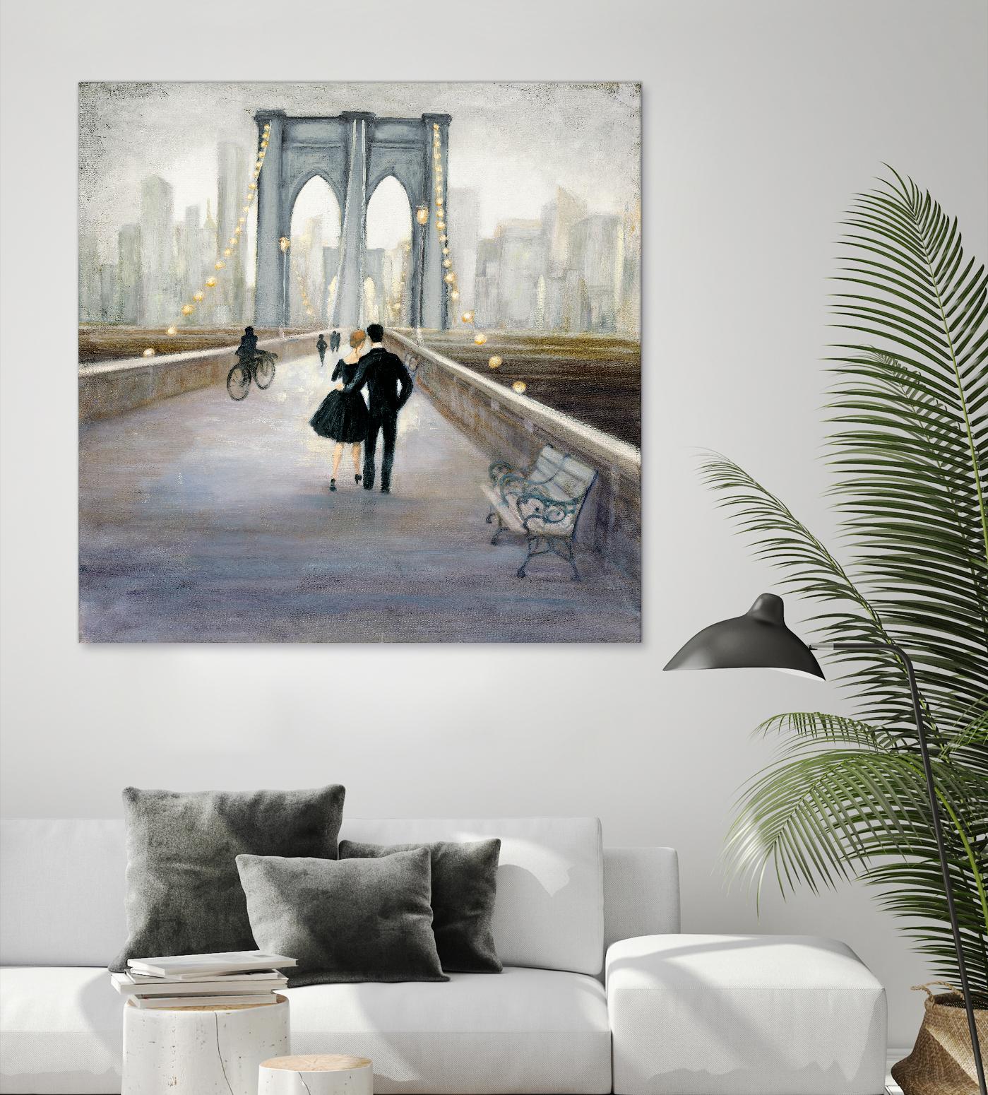 Bridge to New York 2 by Julia Purinton on GIANT ART - grey everyday life