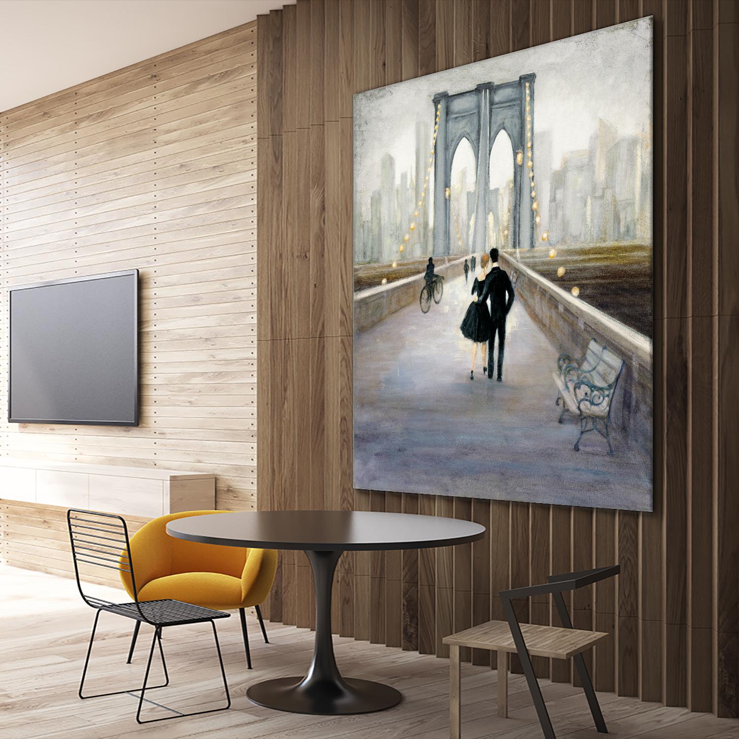 Bridge to New York 2 by Julia Purinton on GIANT ART - grey everyday life