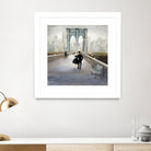 Bridge to New York 2 by Julia Purinton on GIANT ART - grey everyday life