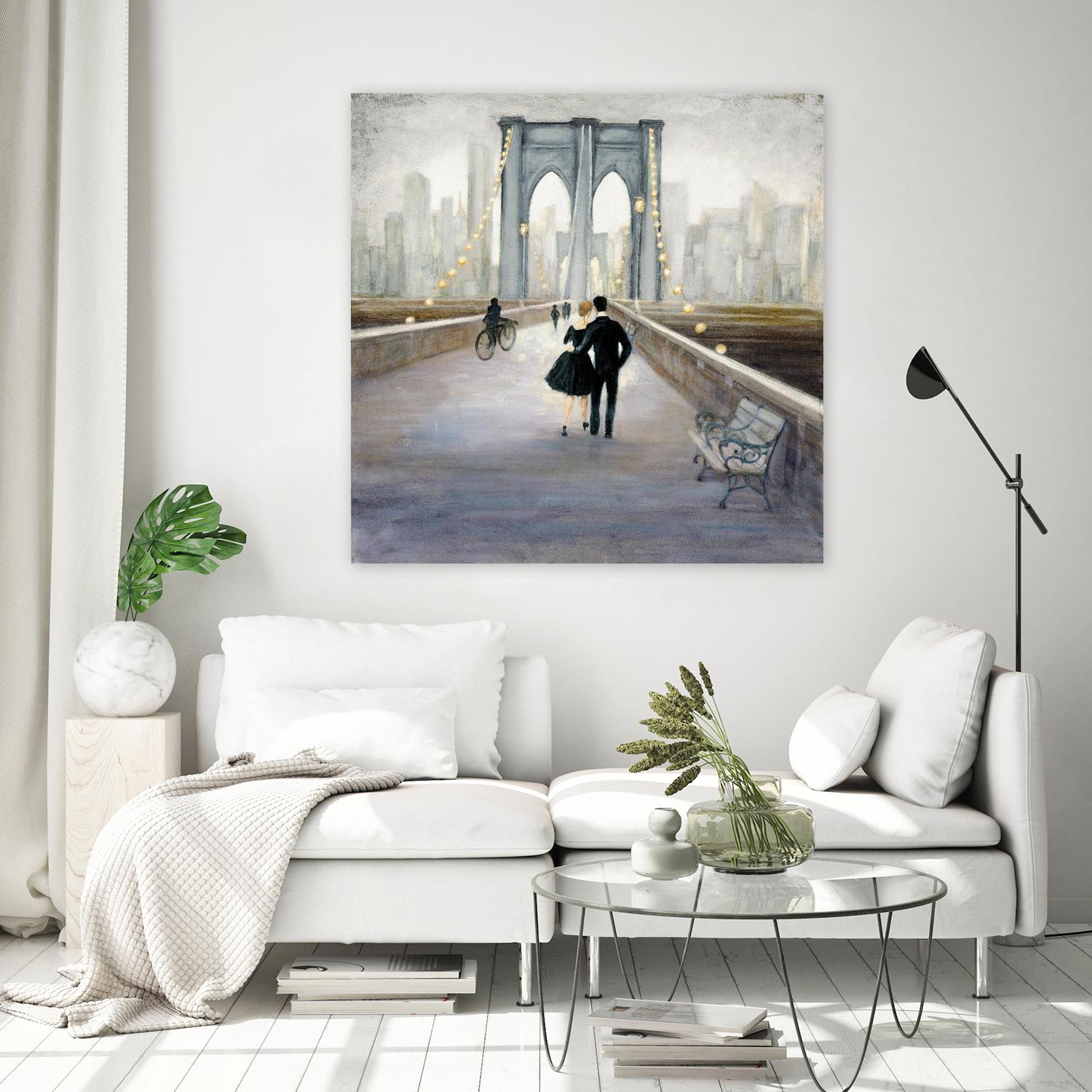 Bridge to New York 2 by Julia Purinton on GIANT ART - grey everyday life