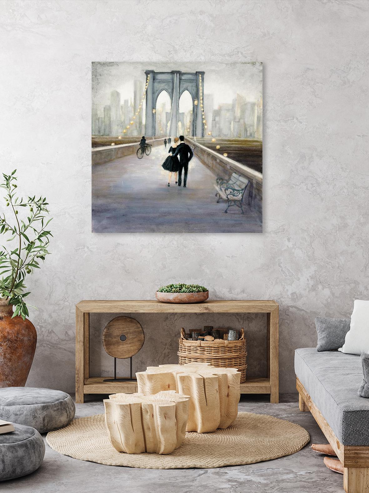 Bridge to New York 2 by Julia Purinton on GIANT ART - grey everyday life