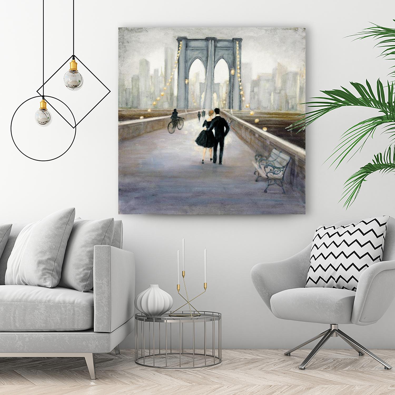 Bridge to New York 2 by Julia Purinton on GIANT ART - grey everyday life