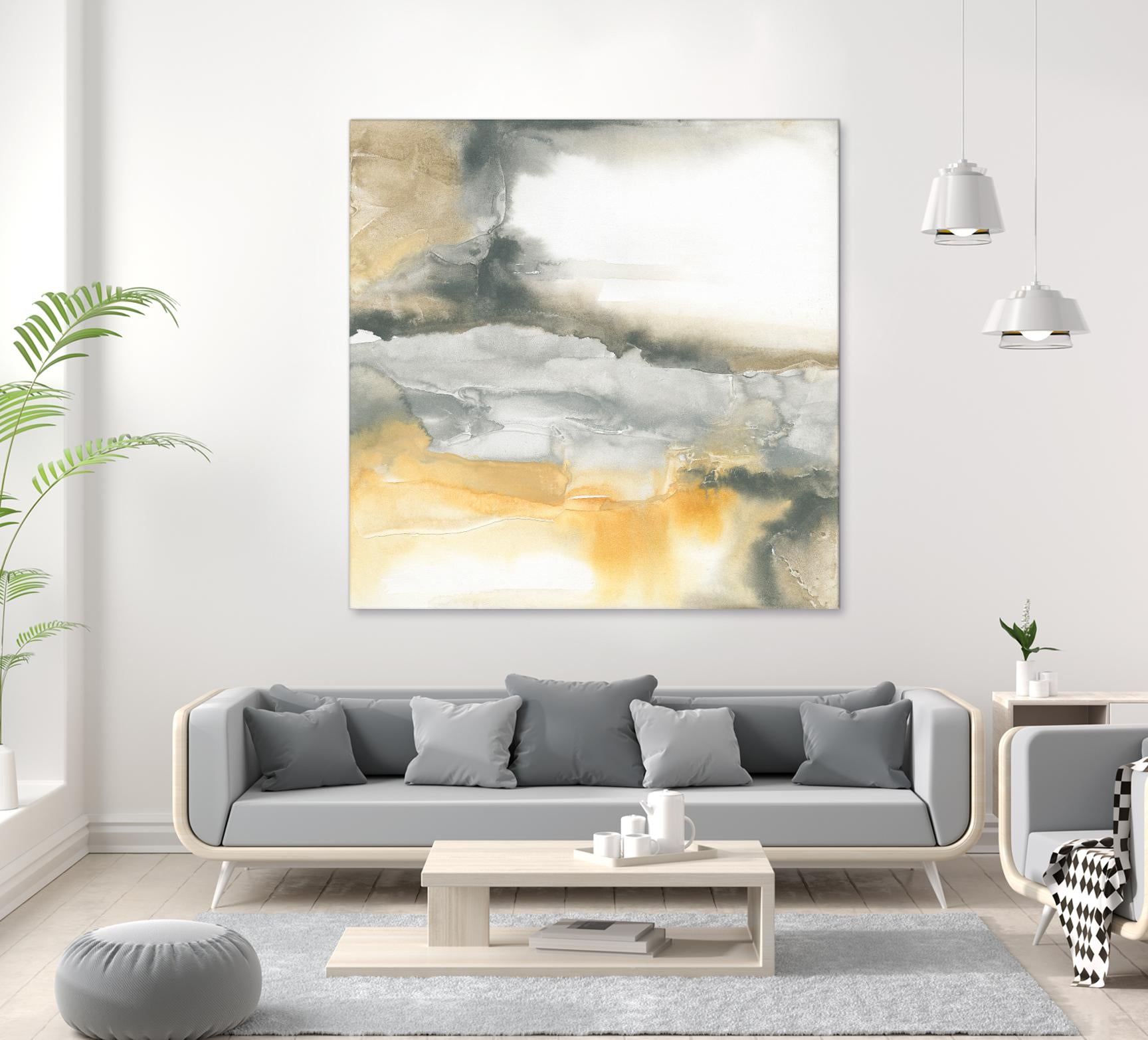 Minerals I by Chris Paschke on GIANT ART - grey abstract