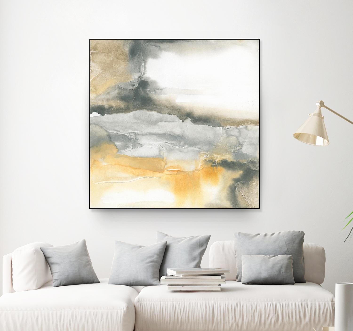 Minerals I by Chris Paschke on GIANT ART - grey abstract