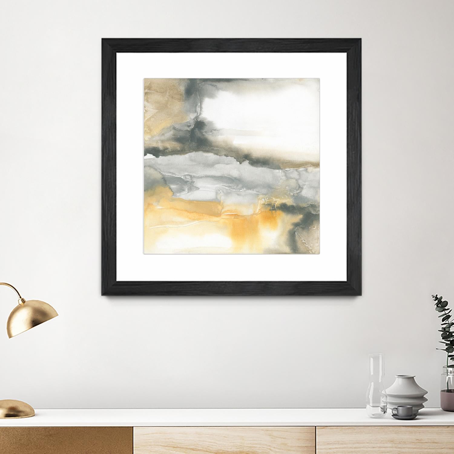 Minerals I by Chris Paschke on GIANT ART - grey abstract