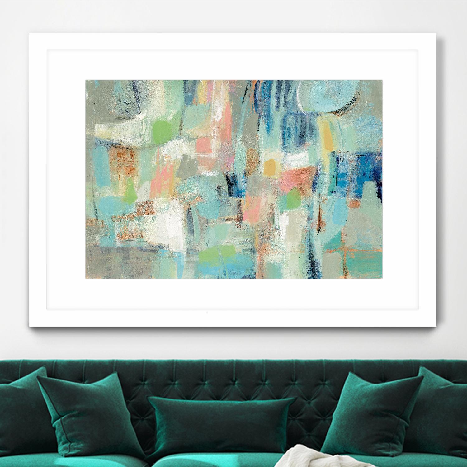 Morning Breeze by Silvia Vassileva on GIANT ART - pink abstract