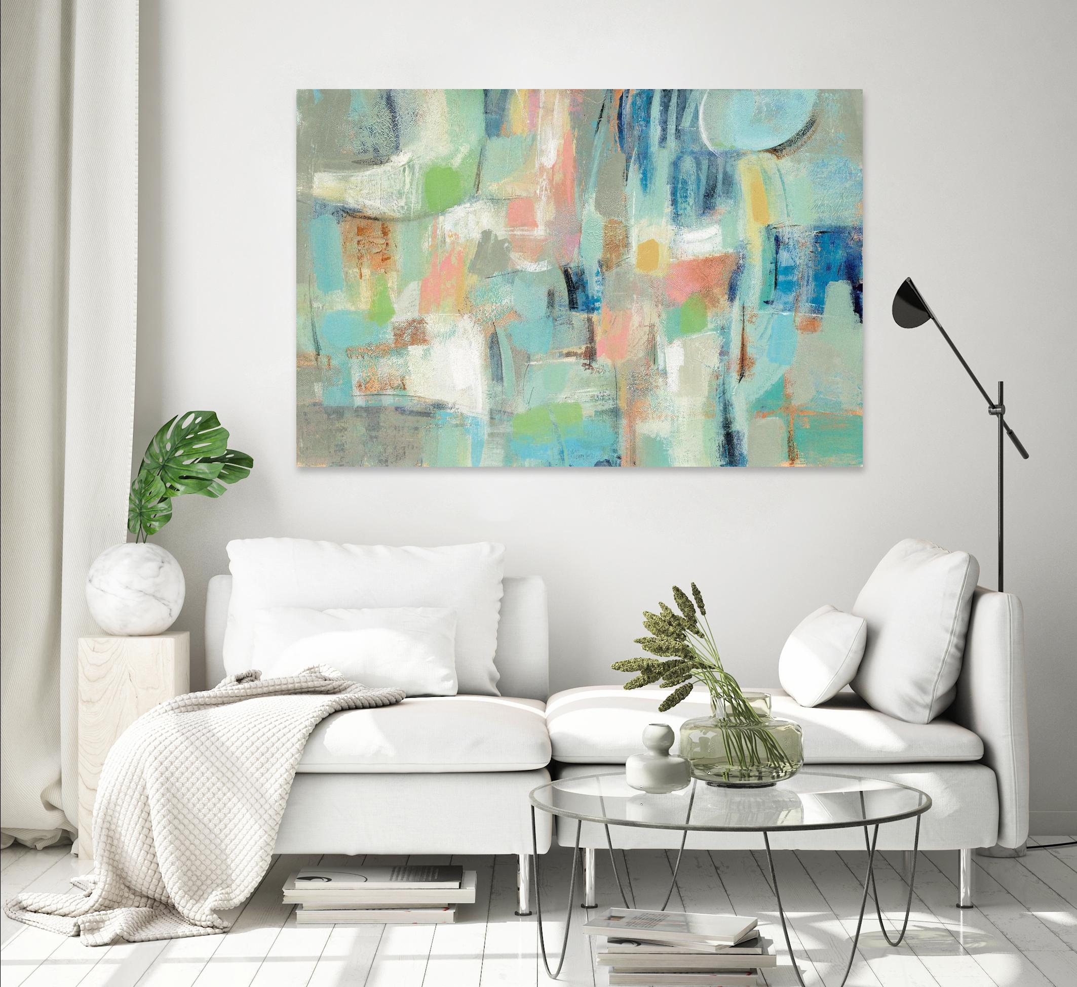 Morning Breeze by Silvia Vassileva on GIANT ART - pink abstract