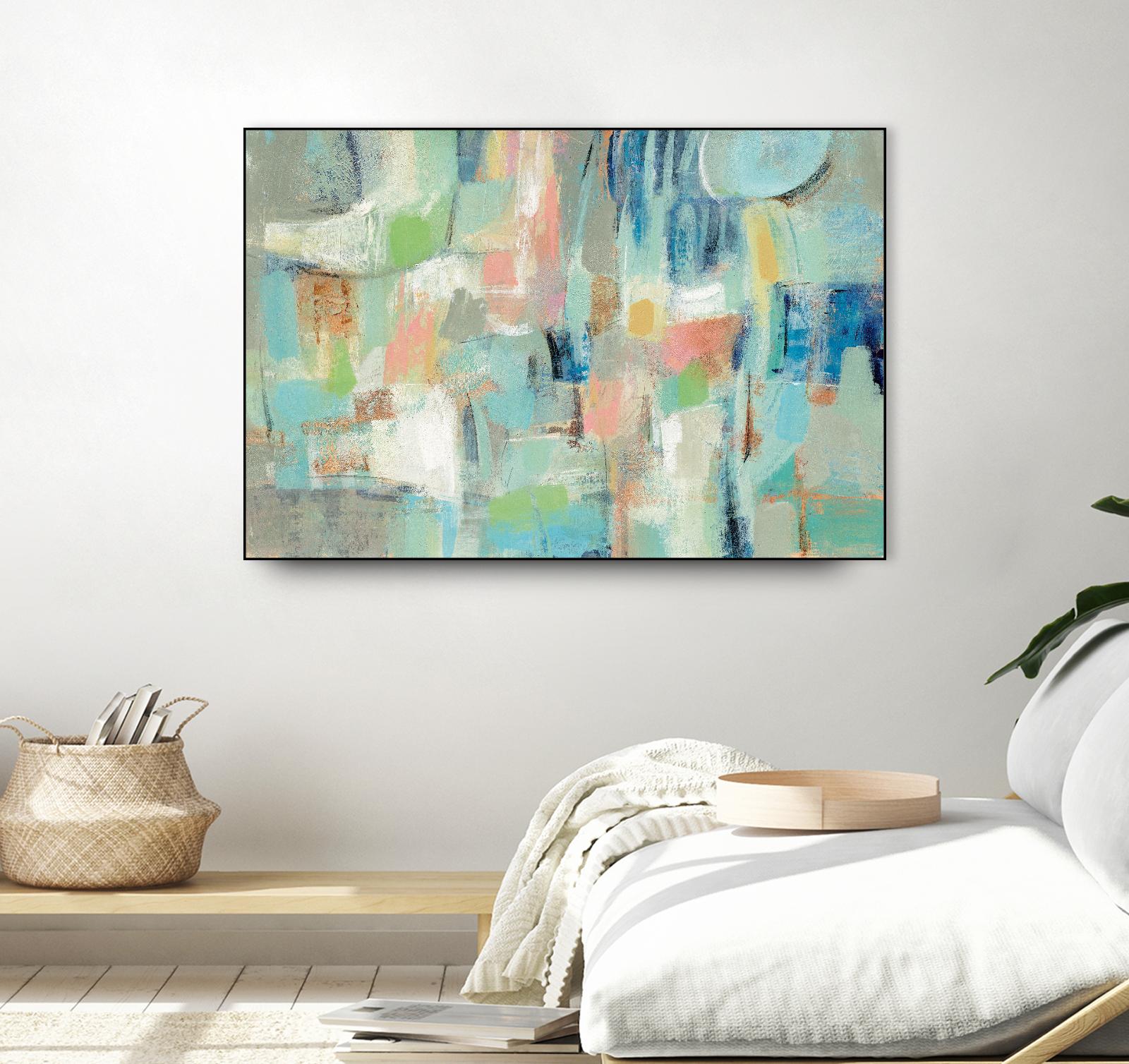 Morning Breeze by Silvia Vassileva on GIANT ART - pink abstract