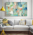 Morning Breeze by Silvia Vassileva on GIANT ART - pink abstract