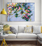 Inspiration Monet by Shirley Novak on GIANT ART - pink floral