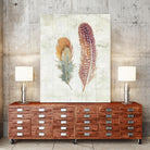 Natural Flora XI Bold Feathers by Danhui Nai on GIANT ART - beige contemporary