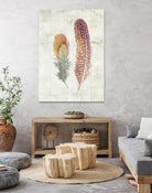 Natural Flora XI Bold Feathers by Danhui Nai on GIANT ART - beige contemporary