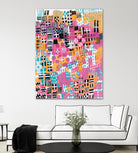 City Lights Crop by Melissa Averinos on GIANT ART - blue abstract