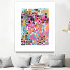 City Lights Crop by Melissa Averinos on GIANT ART - blue abstract