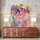 City Lights Crop by Melissa Averinos on GIANT ART - blue abstract