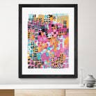 City Lights Crop by Melissa Averinos on GIANT ART - blue abstract