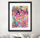 City Lights Crop by Melissa Averinos on GIANT ART - blue abstract
