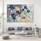 Winter Flowers I by Silvia Vassileva on GIANT ART - pink floral